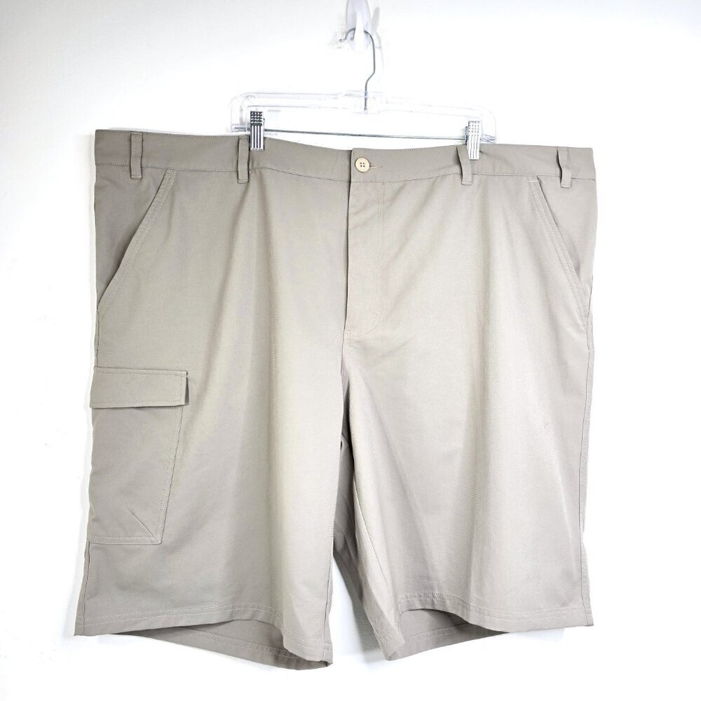 Columbia Mens Shorts Sz 52W Grey Quick Dry Omni Shade Cargo Outdoor Gorp UPF